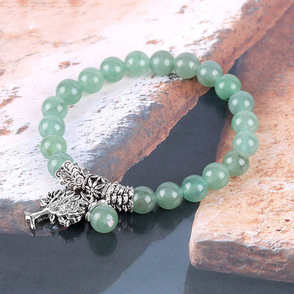 Tree of Life Abundance Aventurine Crystal Bracelet