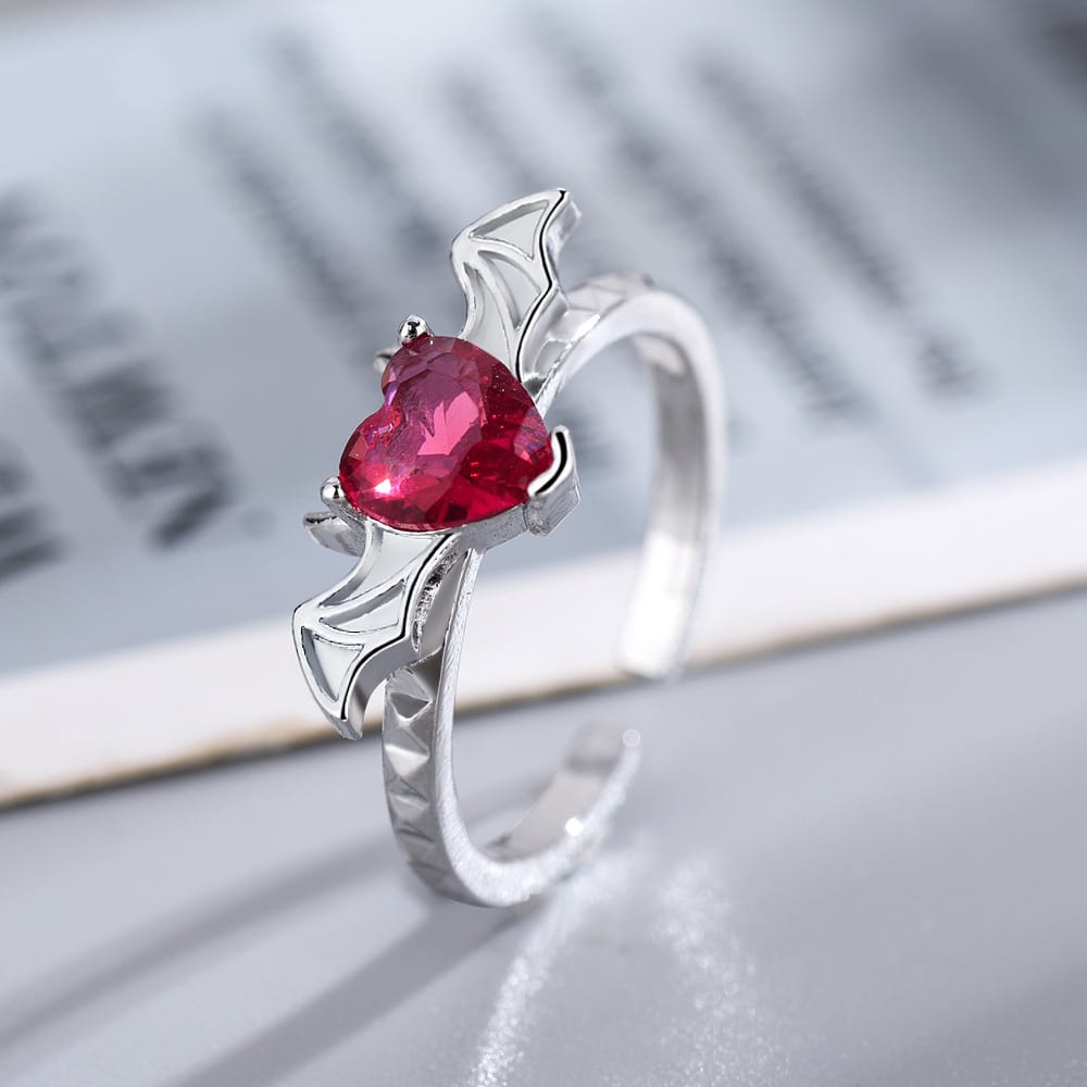 Crimson Batheart Magick Ring – Wicca Vibes