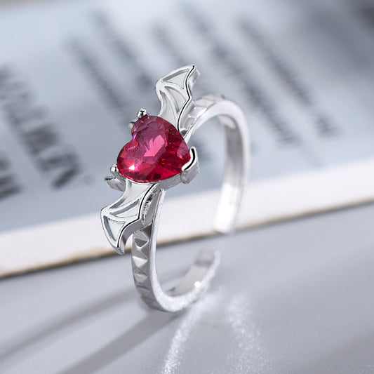 Crimson Batheart Magick Ring