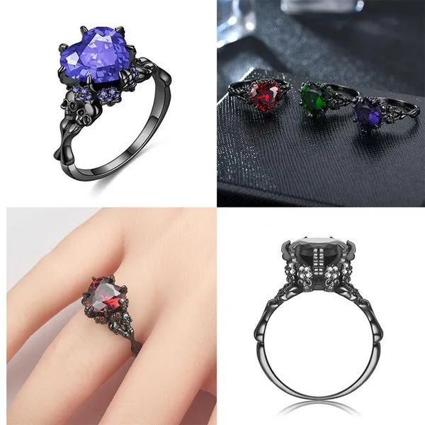 Eternal Love Skull Ring