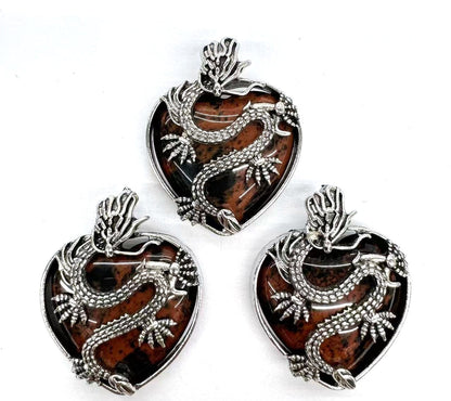 Heart of the Dragon's Embrace Necklace