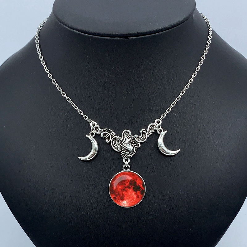 Eternal Moon Goddess Vintage Necklace