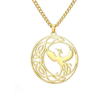 Phoenix Knot of Eternal Rise Necklace