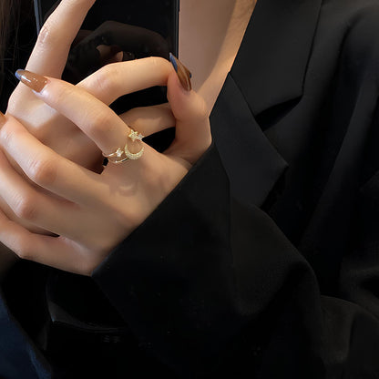 Starblessed Crescent Ring