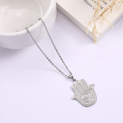 Hamsa Hand Protection Necklace