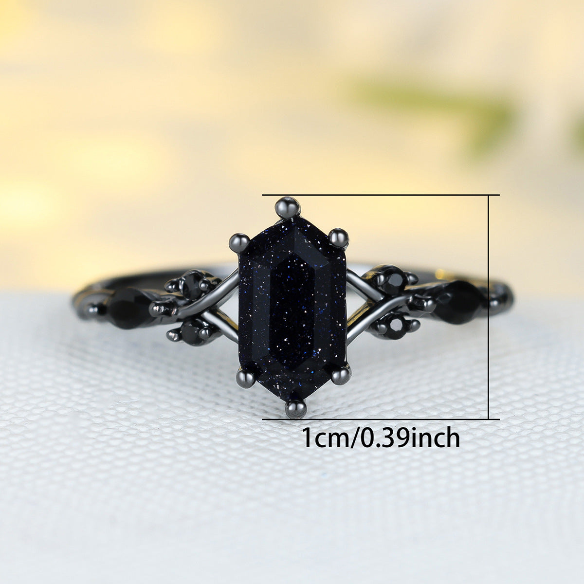 Cosmic Nightfall Crystal Ring
