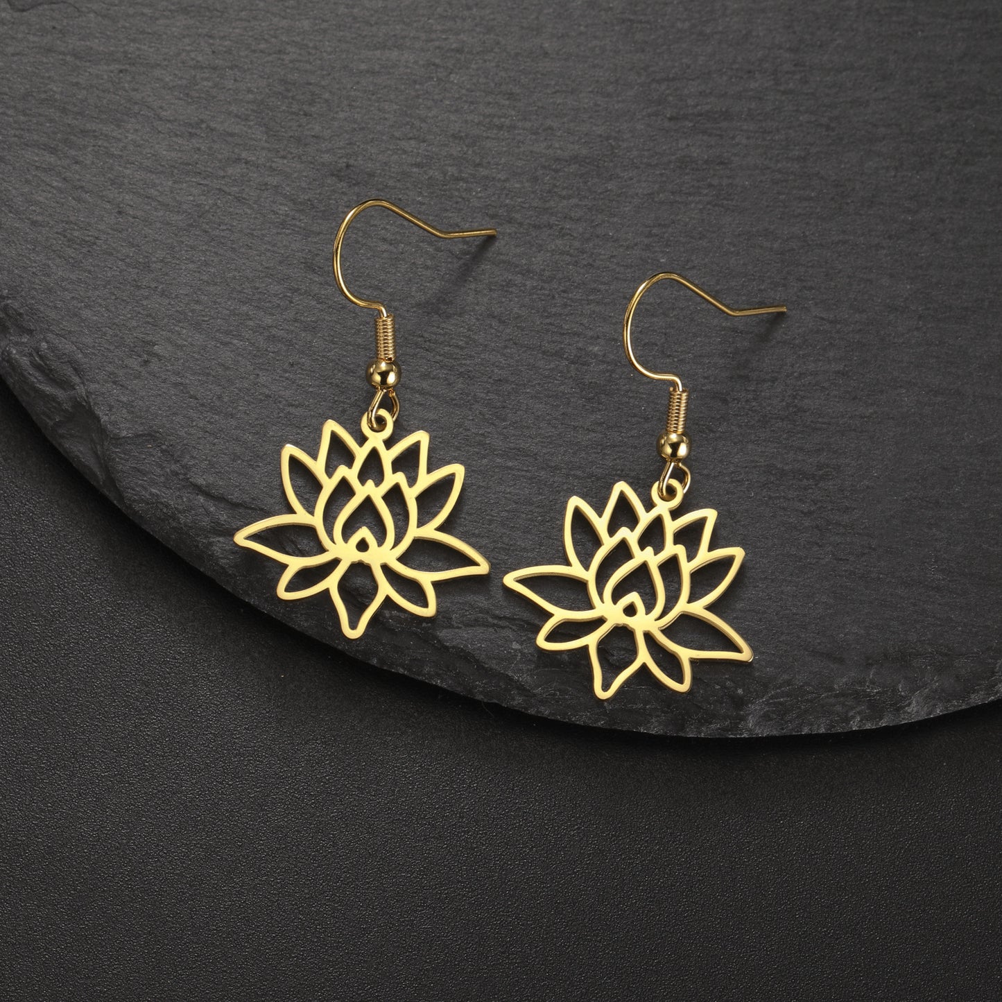 Lotus Radiance Bloom Earrings