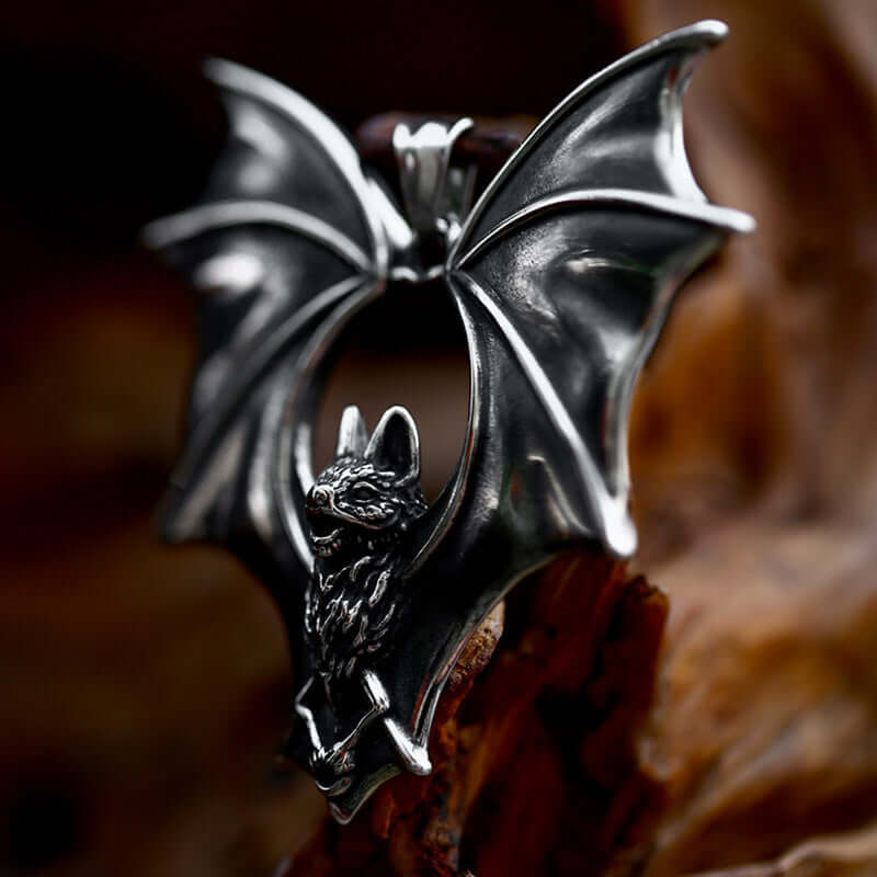 Gothic Bat Pendant