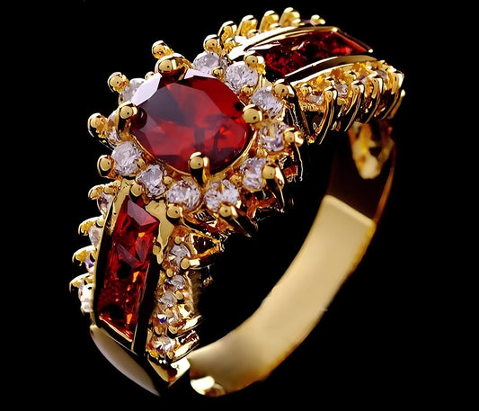 Crown Crystal Power Ring