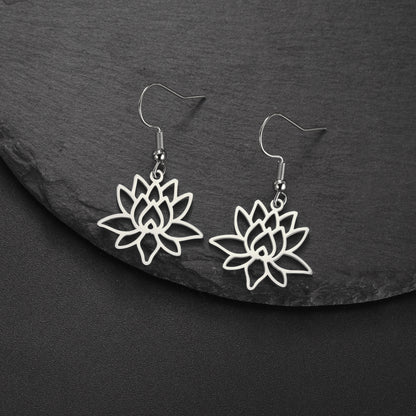 Lotus Radiance Bloom Earrings