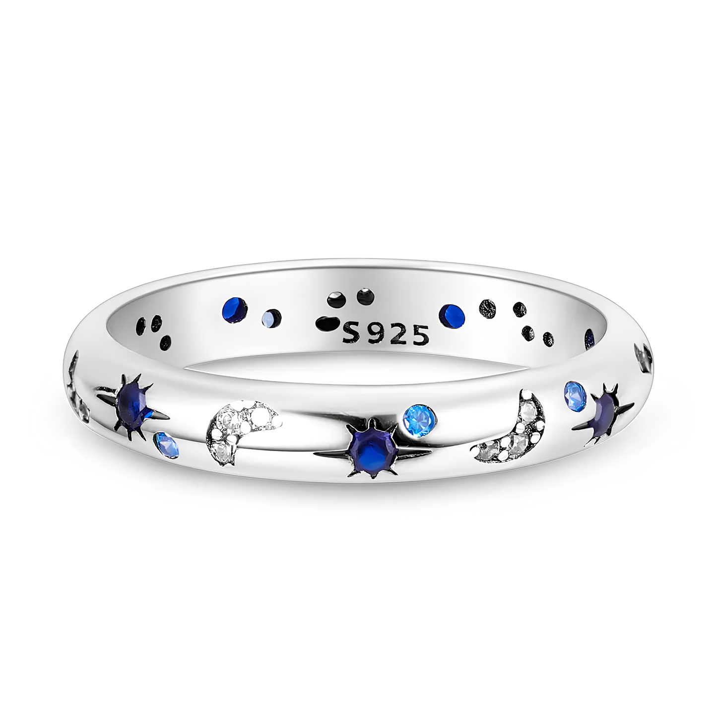Moon & Stars Celestial Ring