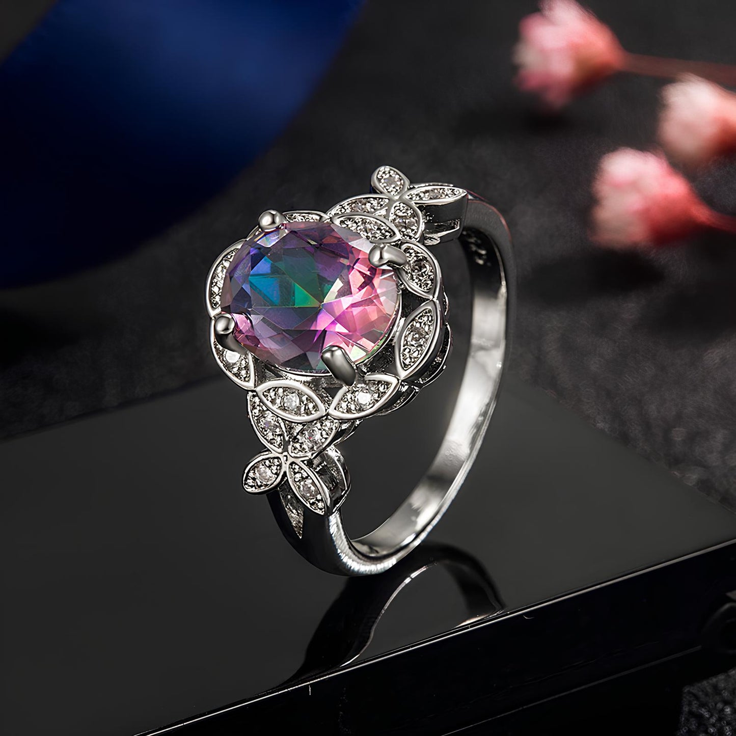 Divine Aura Blossom Ring