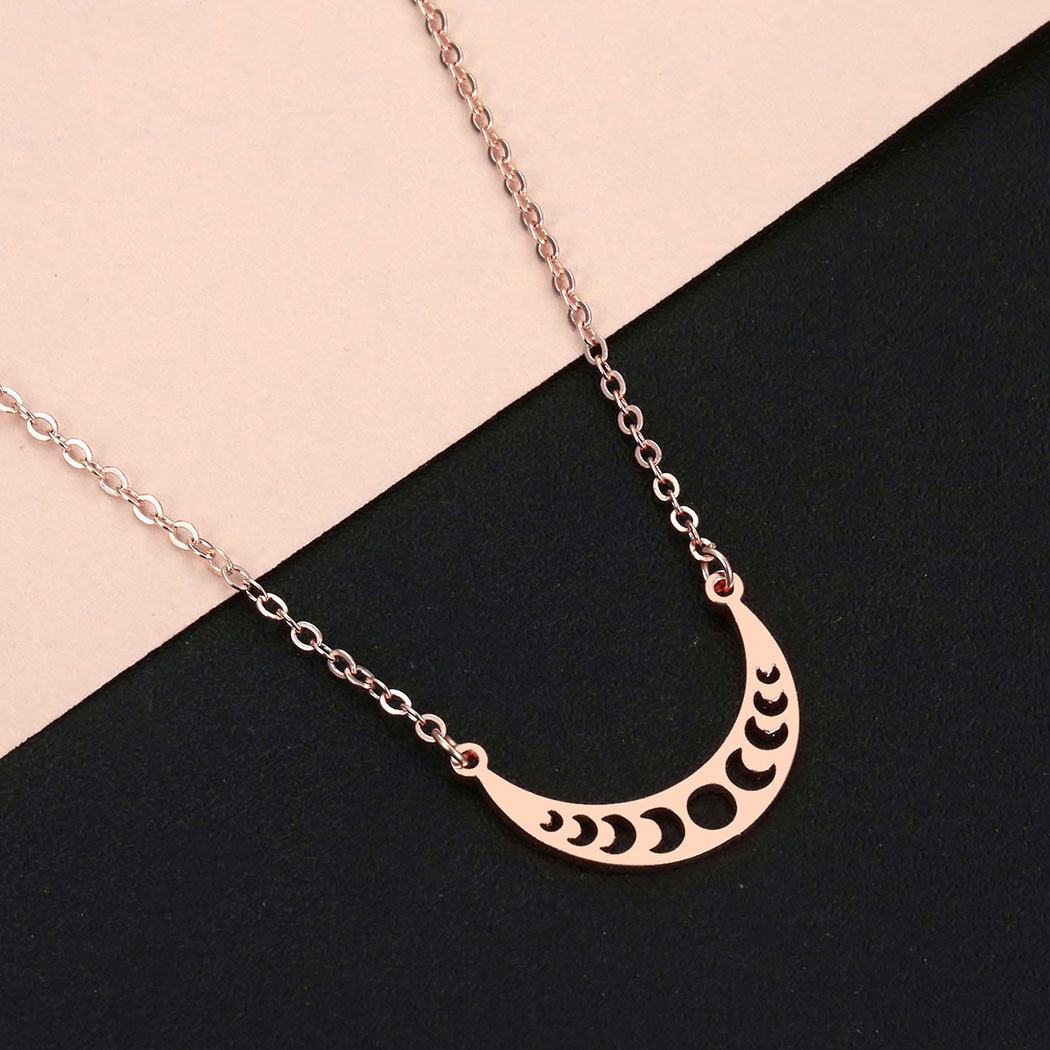 Celestial Harmony Moon Necklace