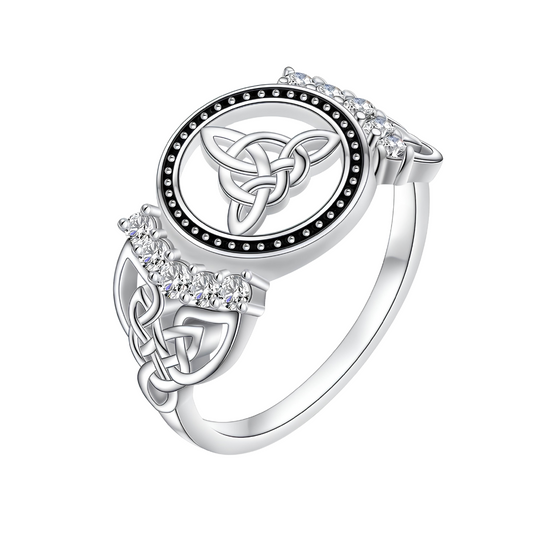 Sacred Triquetra Celtic Ring