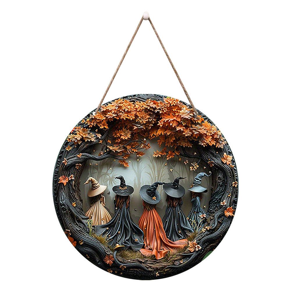 Autumn Witchwalk Hanging Sign