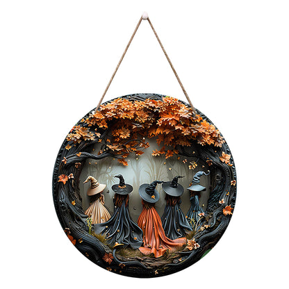 Autumn Witchwalk Hanging Sign