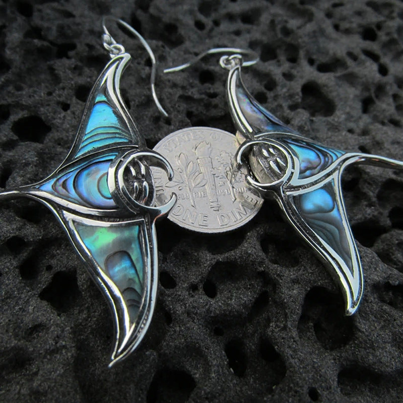 Moonlit Sea Manta Earrings