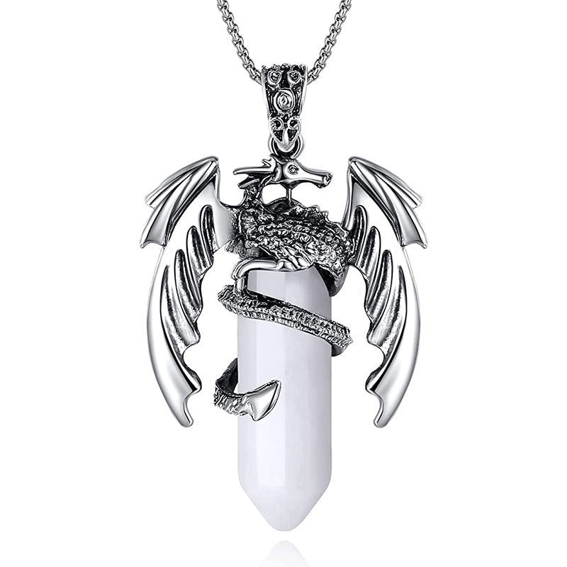 Wyrm’s Embrace Crystal Necklace
