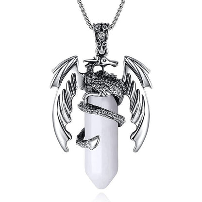 Wyrm’s Embrace Crystal Necklace