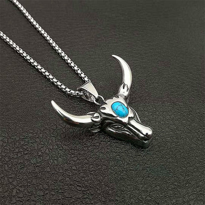 Ethereal Taurus Guardian Necklace