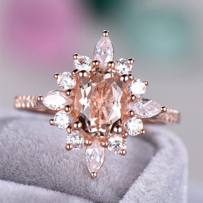 Mystic Moonlight Bloom Ring
