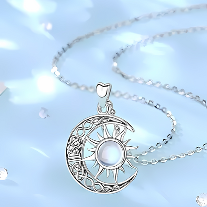 Equinox Harmony Sun And Moon Necklace