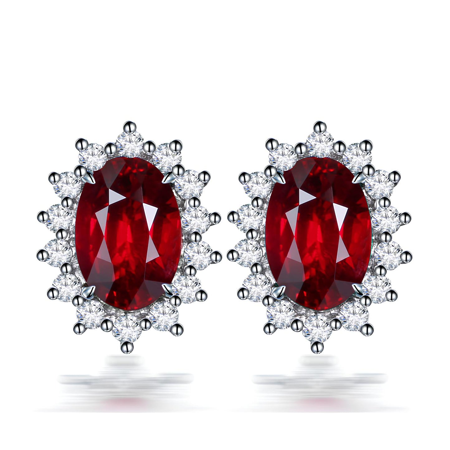 Celestial Radiance Gemstone Studs