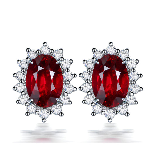 Celestial Radiance Gemstone Studs