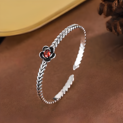 Blossomfire Woven Cuff