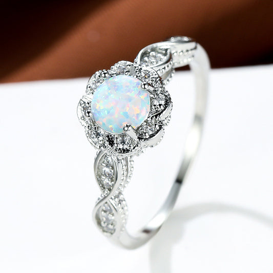Magical Flower Opal Ring