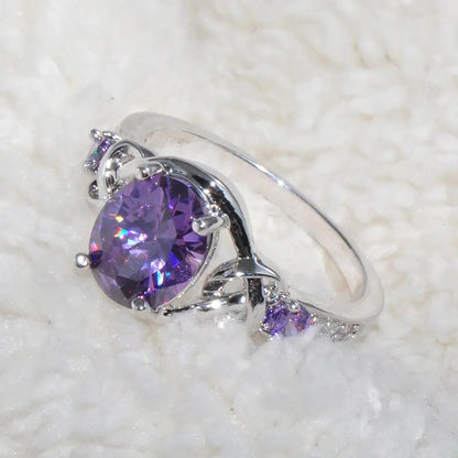 Sacred Amethyst Knot Ring