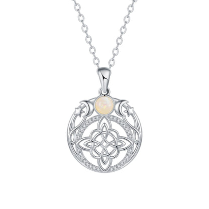 Moonlit Witches Knot Necklace