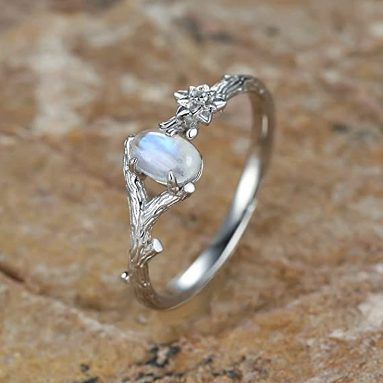 Moonlight Magick: Mystical Moonstone Ring – Wicca Vibes