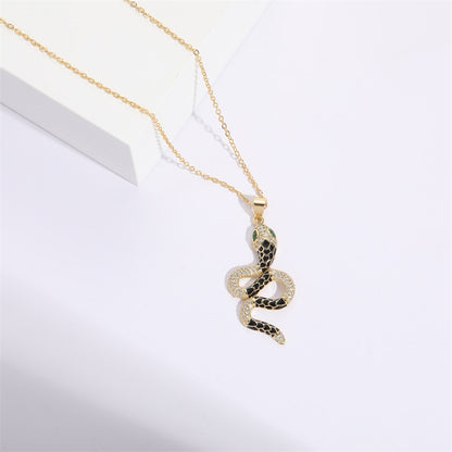 Glowing Skin of Snake Necklace