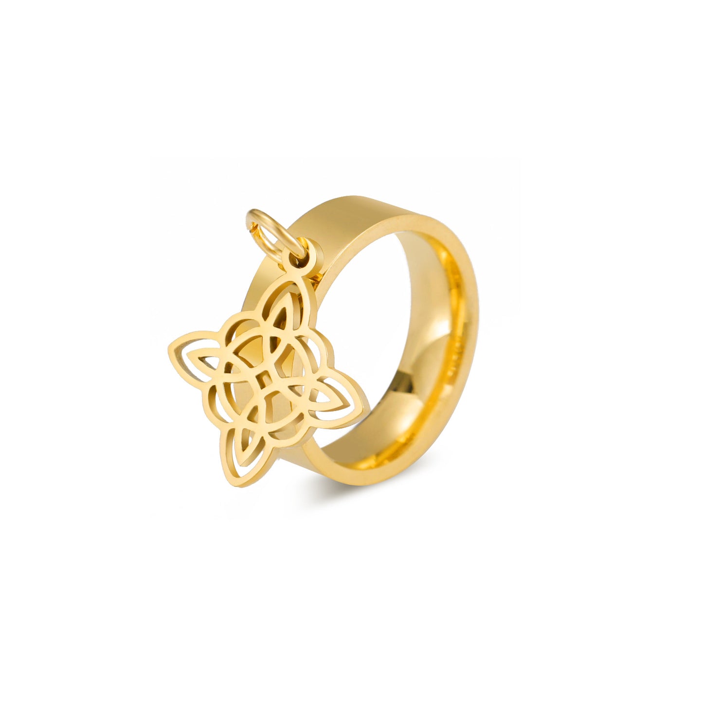 The Guardian's Witches Knot Dangle Ring