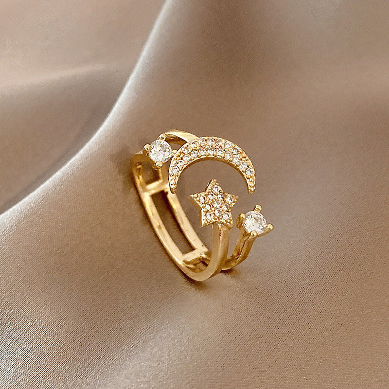 Starblessed Crescent Ring