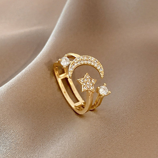 Starblessed Crescent Ring