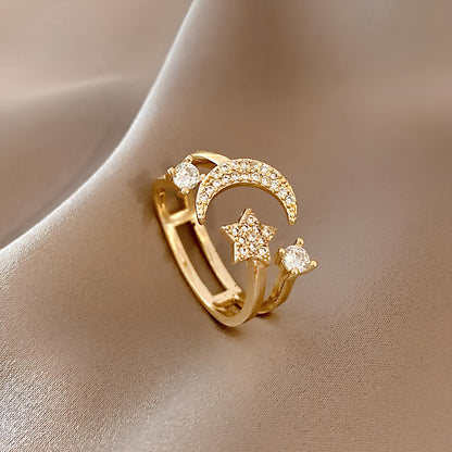 Starblessed Crescent Ring