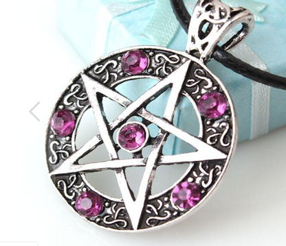 Divine Pentagram Diamond Necklace