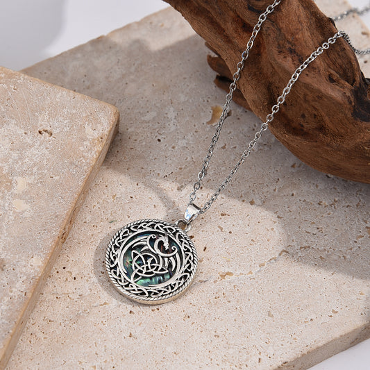 Celtic Triquetra Necklace of Courage