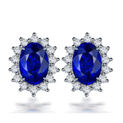 Celestial Radiance Gemstone Studs