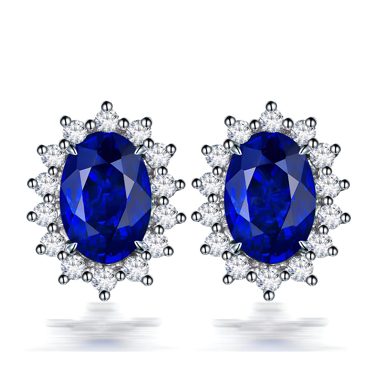 Celestial Radiance Gemstone Studs