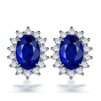 Celestial Radiance Gemstone Studs