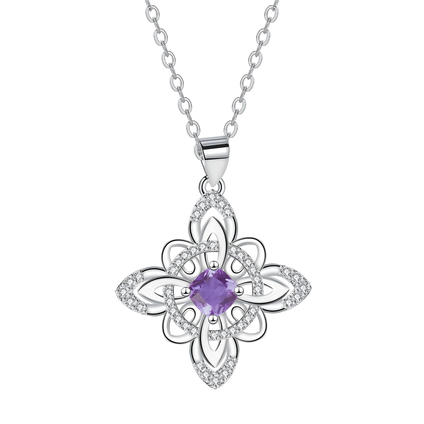 Amethyst Blossom Goddess Necklace