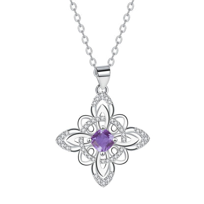 Amethyst Blossom Goddess Necklace