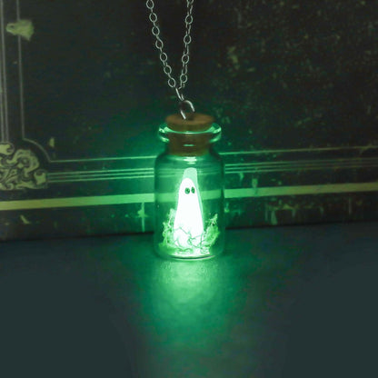 Luminous Ghost Bottle Necklace