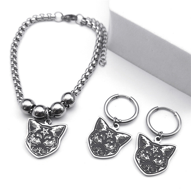 Guardian Spirit Cat Pentacle Set