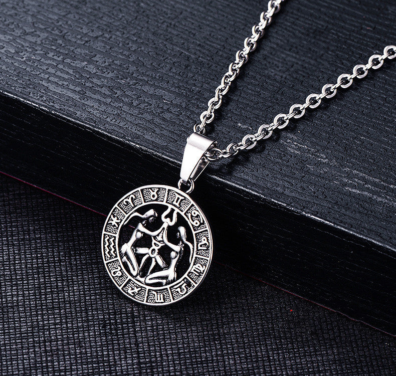 Ethereal Zodiac Wheel Necklace