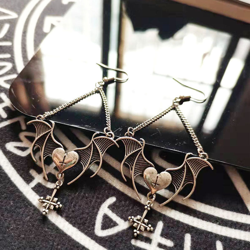 Nocturne Winged Love Earrings