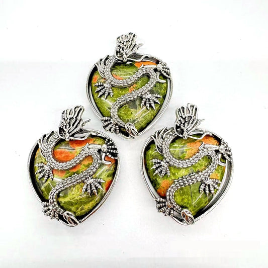 Heart of the Dragon's Embrace Necklace
